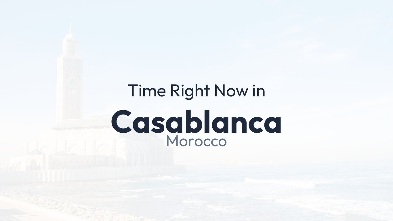 IST TO CASABLANCA TIME CONVERTER TIMEBIE visual data 7