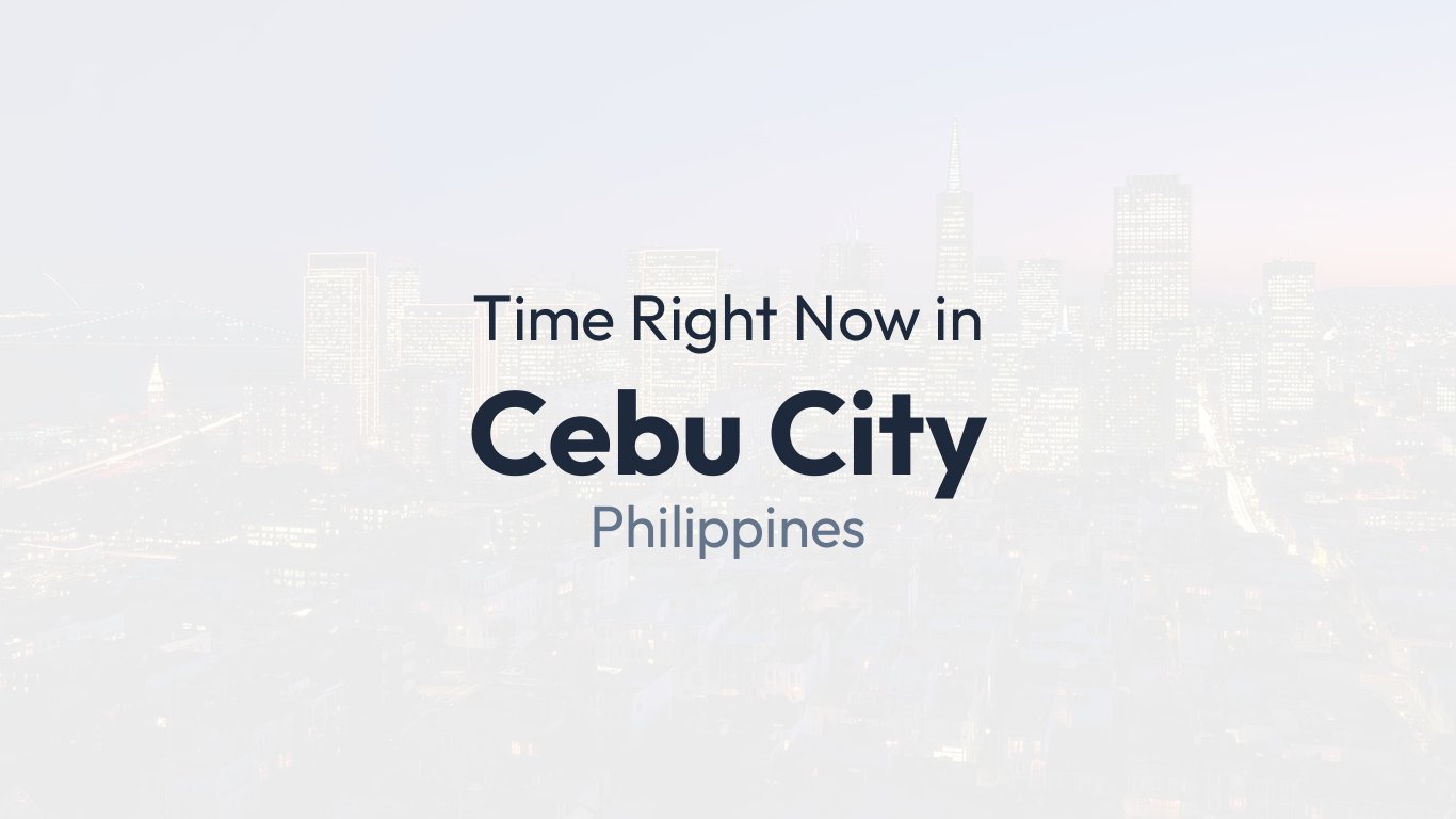 Cebu Time Time in Cebu City, Philippines | Time.how