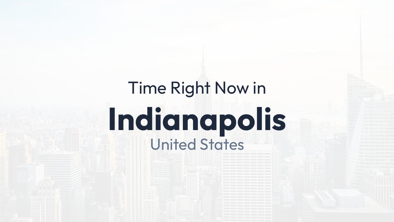 Time In Indiana Time in Indianapolis, United States | Time.how
