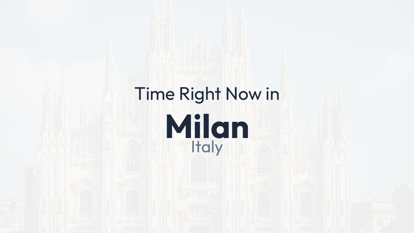 Time in Milan, Italy | Time.how