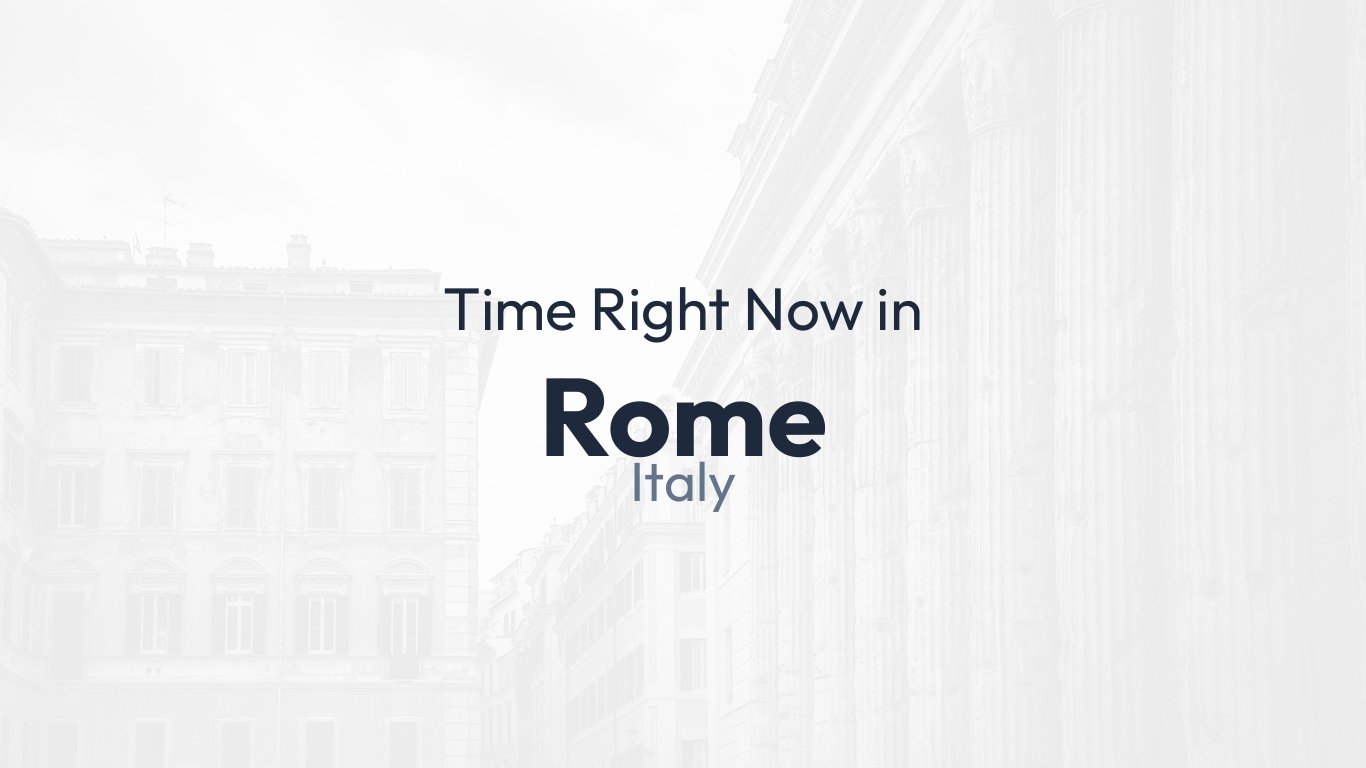 Time in Rome, Italy | Time.how