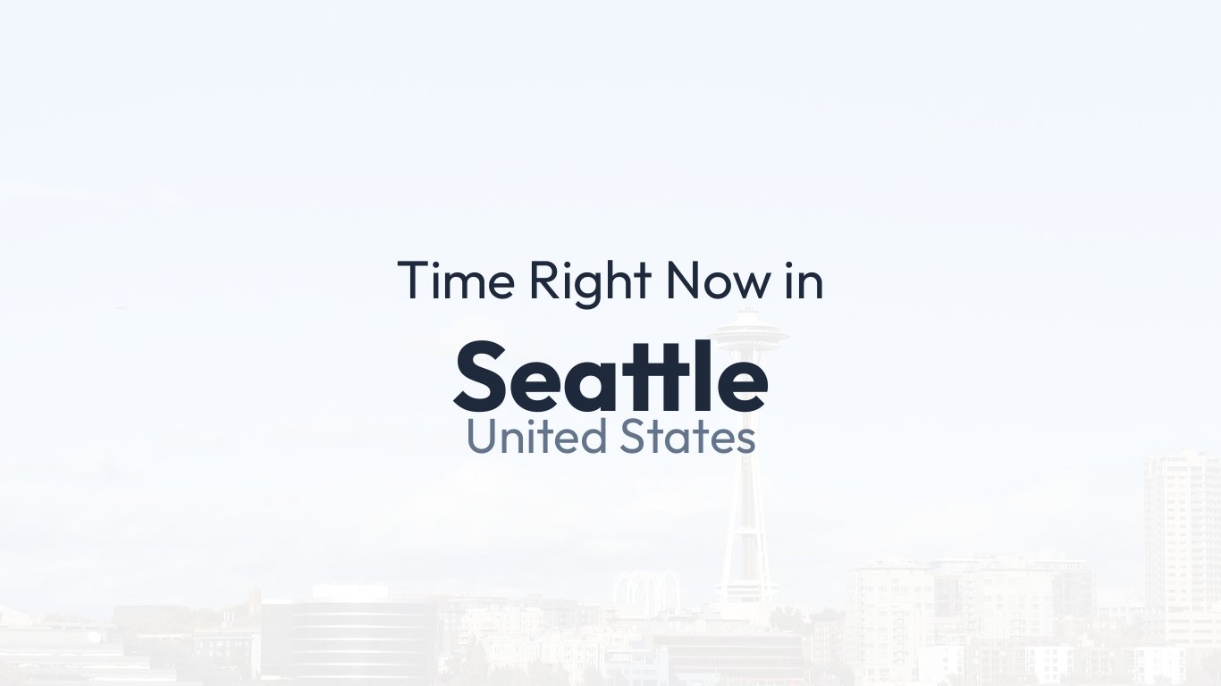 Time in Seattle, United States | Time.how