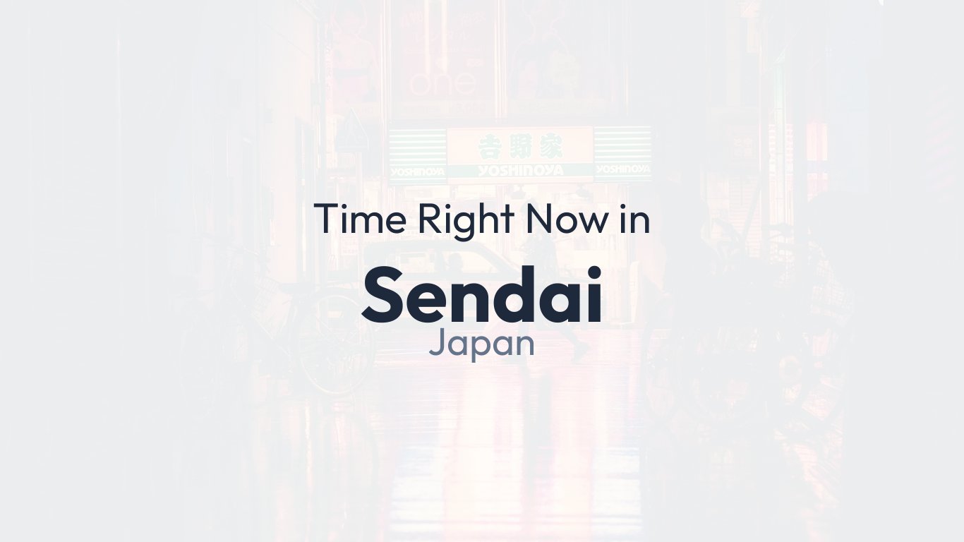 Time in Sendai, Japan | Time.how