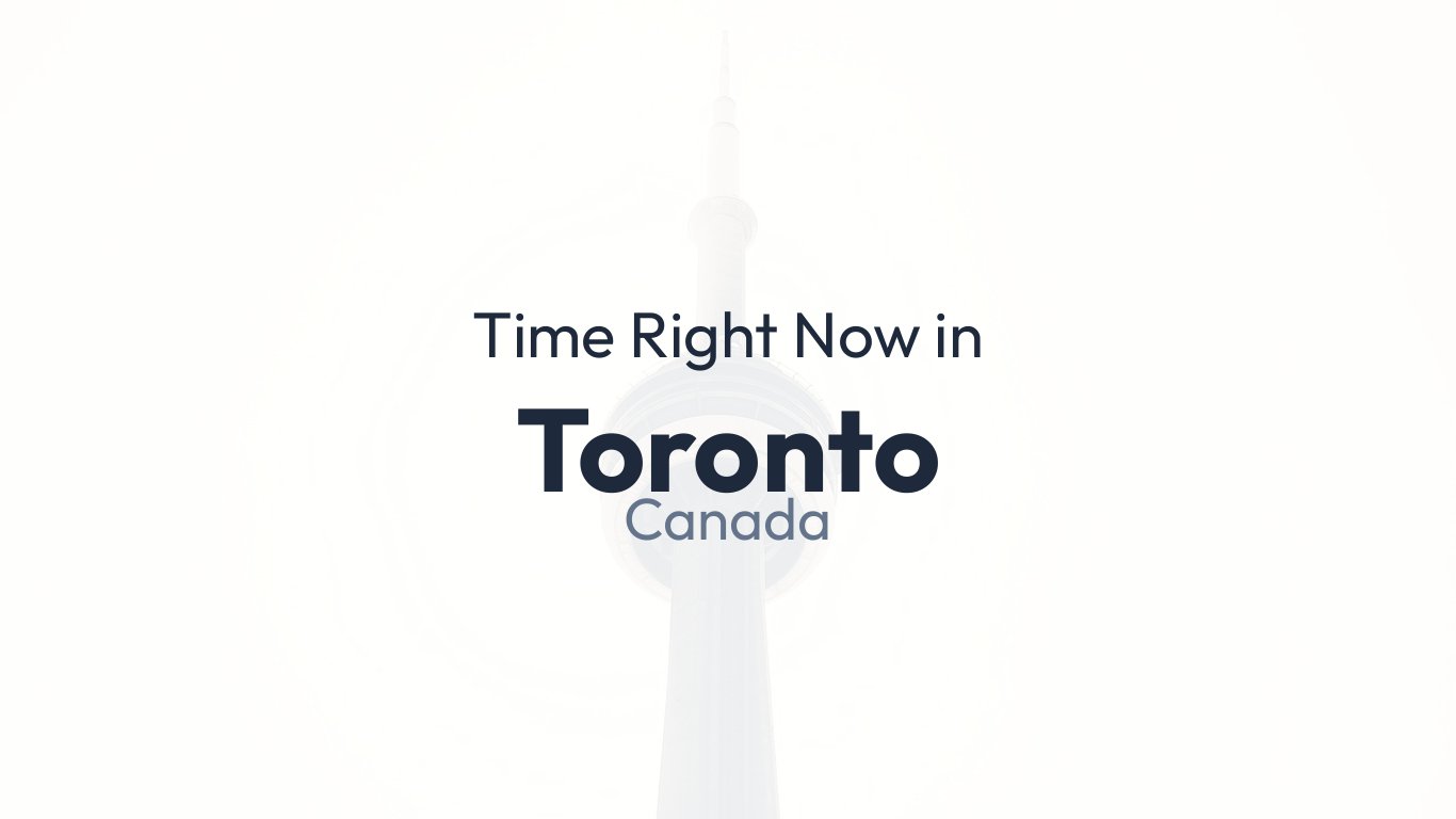 Time in Toronto, Canada | Time.how